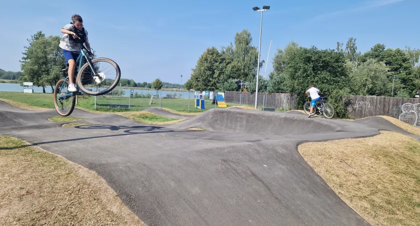 Tak wygląda pumptrack, który niedawno powstał w Siedlcach FOT. UM SIEDLCE