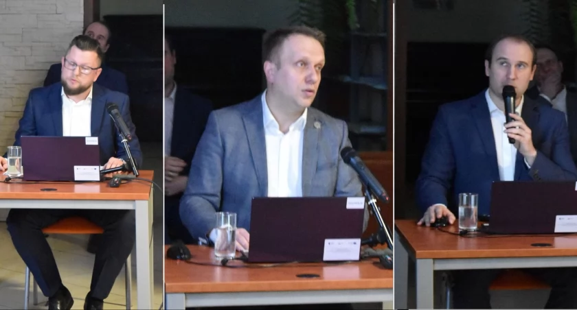 Od lewej: Grzegorz Gawrysiak, Bartłomiej Skibniewski i Piotr Rybak FOT. MBP