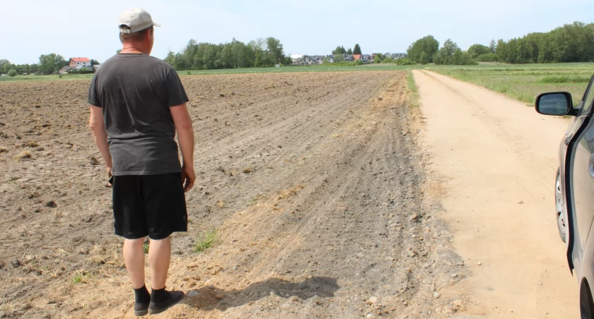 Do tego miejsca wcześniej sięgała droga, została wyorana