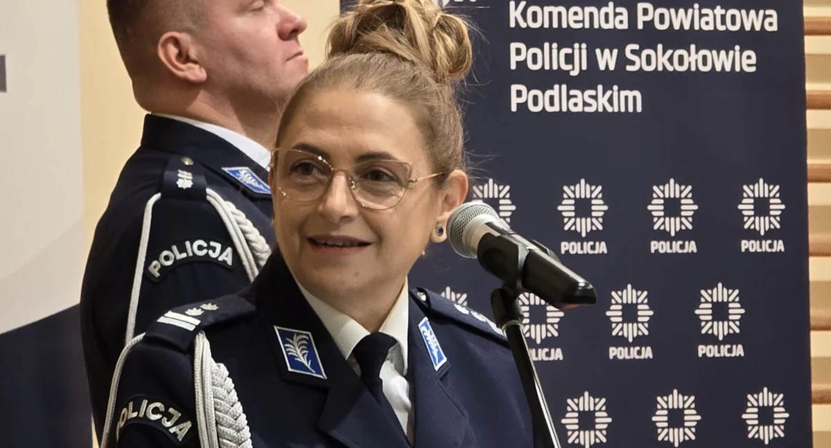 Bezpieczeństwo, Monika Sokołowska będzie nowym komendantem sokołowskiej policji - zdjęcie, fotografia