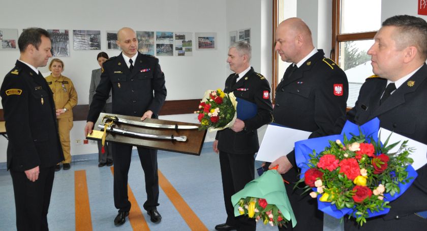 Rekordzista służył prawie 40 lat. Trzech sokołowskich strażaków przeszło na emeryturę.