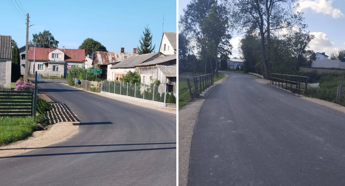 Inwestycje, Najgorsze odcinki dróg powiatowych przykrył asfalt - zdjęcie, fotografia
