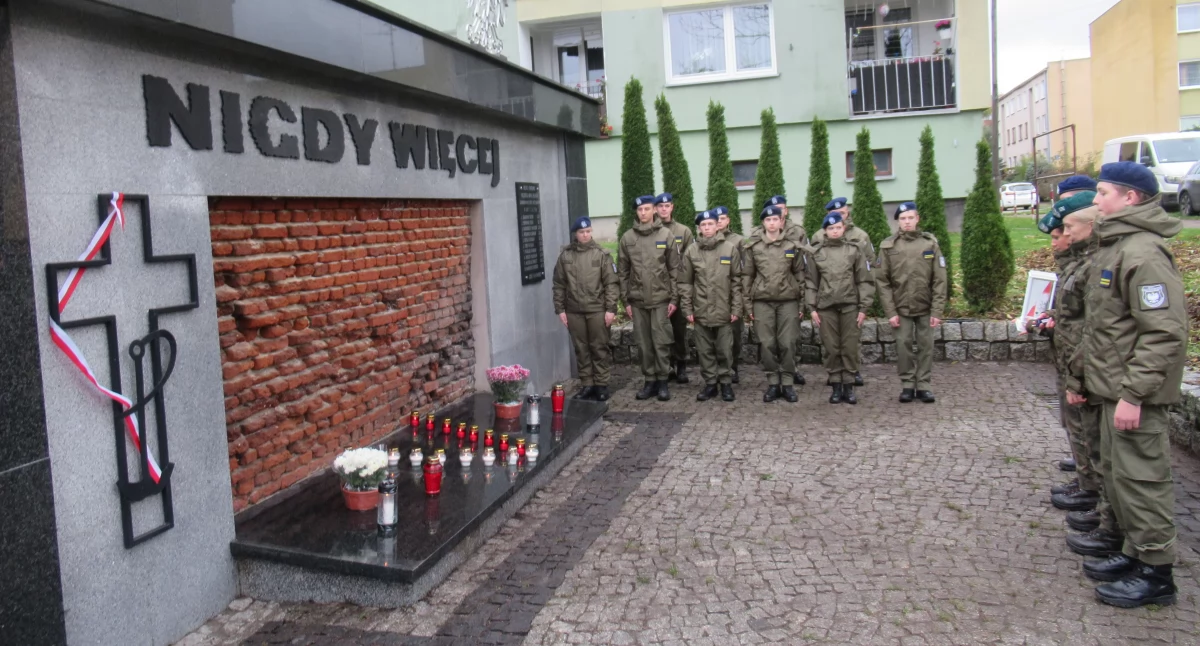 Bracia, giniemy za Polskę. Młodzież w hołdzie zamordowanym przez Niemców.