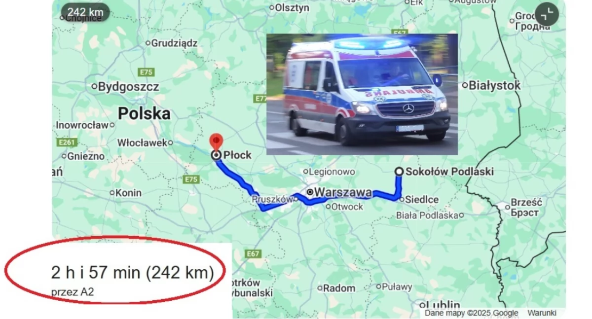 ILUSTRACJA: GOOGLE MAPS