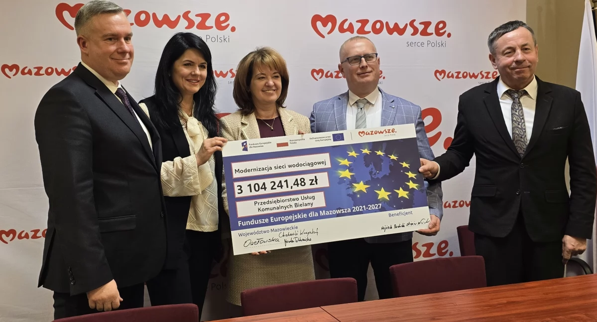 Inwestycje, Gmina Bielany dostała miliony inteligentny system zarządzania wodociągami - zdjęcie, fotografia