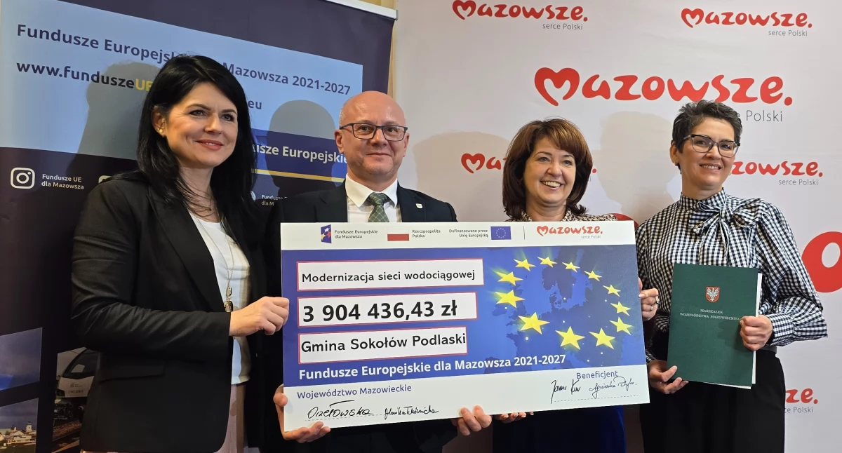 Inwestycje, Gmina Sokołów Podlaski pozyskała prawie inteligentne sieci wodociągowe - zdjęcie, fotografia