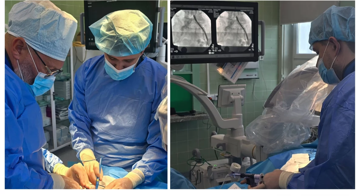 Ochrona zdrowia, pierwsza operacja sokołowskim szpitalu - zdjęcie, fotografia