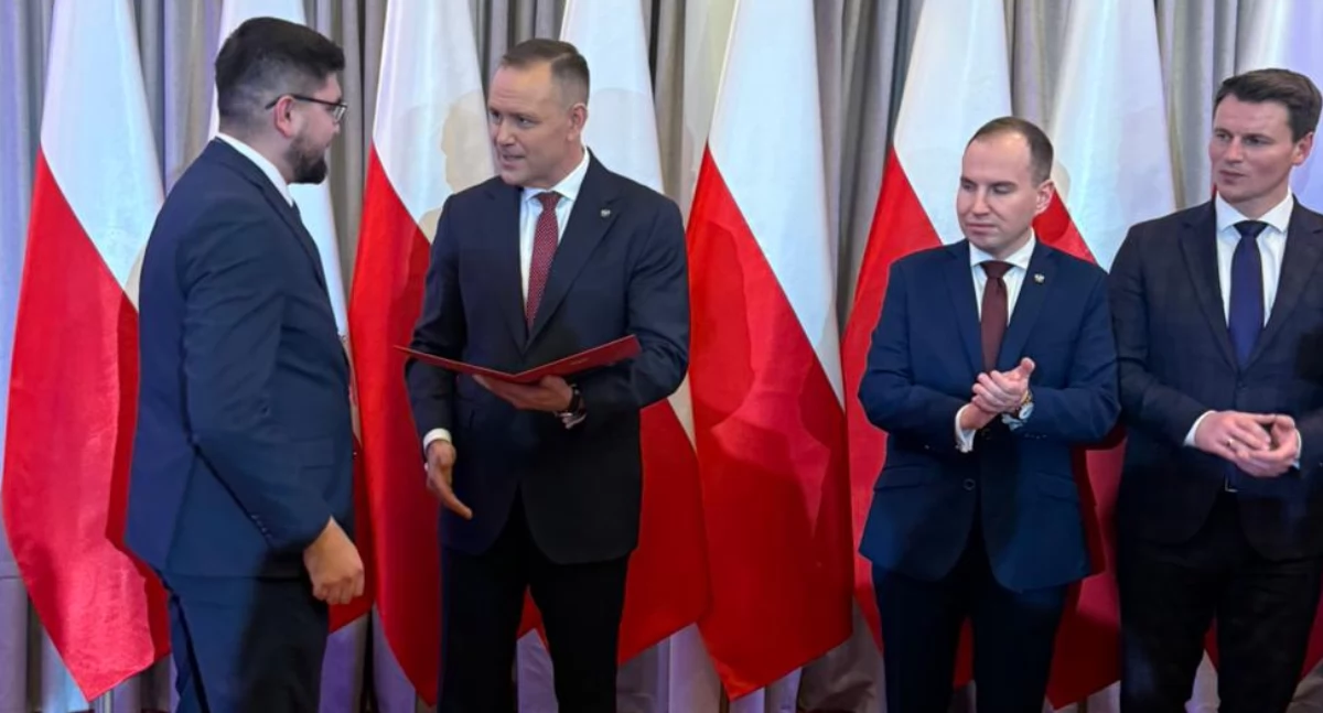 Sprawy urzędowe, Wójt gminy Ceranów Grzegorz Krysiak gronie doradców prezydenta - zdjęcie, fotografia