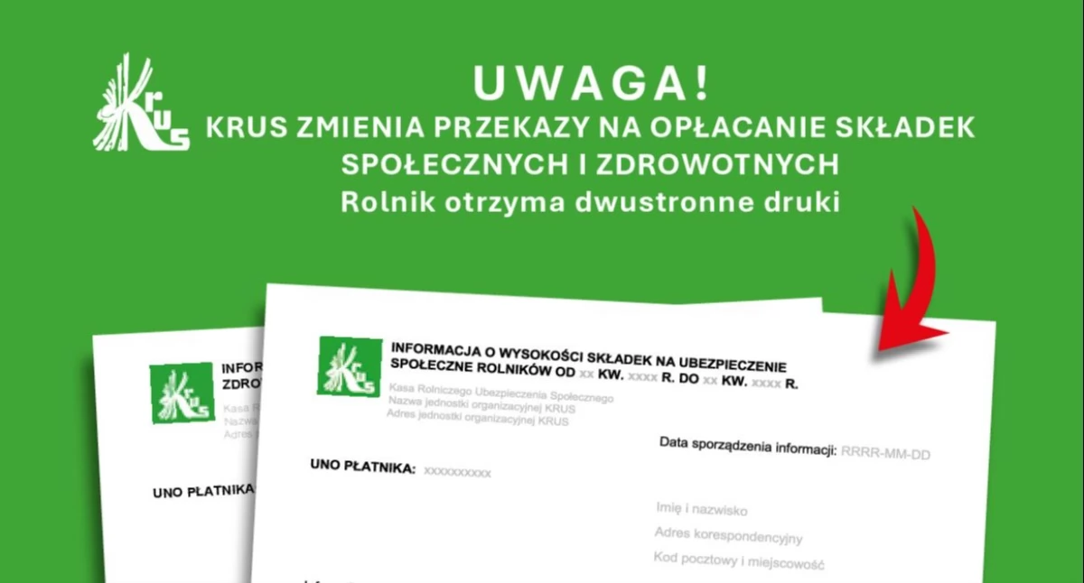 Sprawy urzędowe, UWAGA! zmienia przekazy opłacanie składek społecznych zdrowotnych - zdjęcie, fotografia
