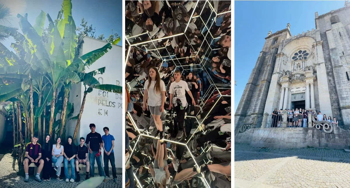 Edukacja, Erasmus+ granic uczniowie Grochowa Portugalii - zdjęcie, fotografia