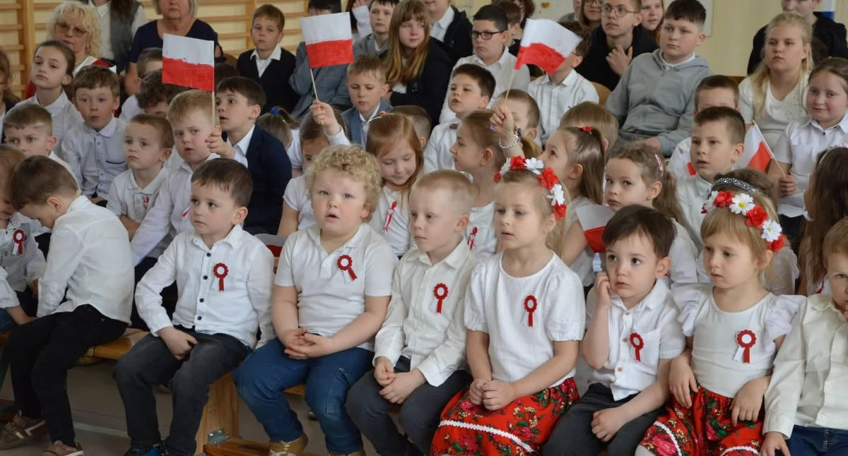 Święta i obchody, Wolność Przyszłość szkole uczcili święto Konstytucji - zdjęcie, fotografia