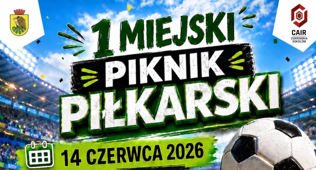 Piłka nożna, Zaproszenie Miejski Piknik Piłkarski Sokołowie Podlaskim - zdjęcie, fotografia