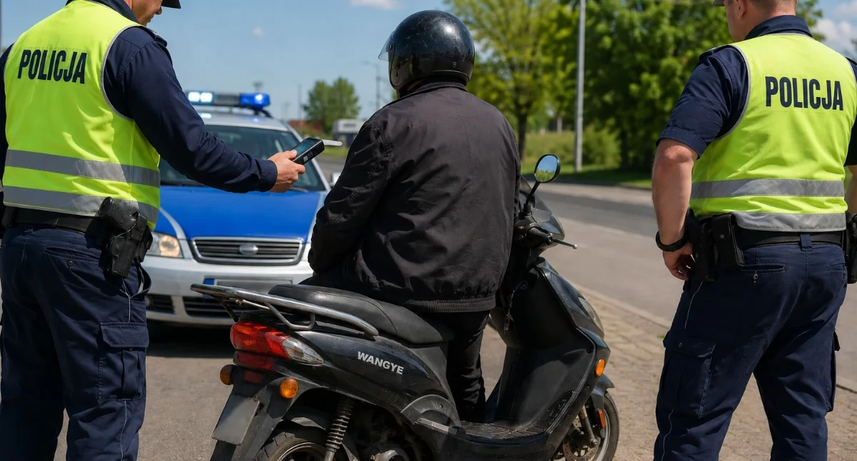 Kronika kryminalna, Pijany kierował motorowerem miał ponad promile alkoholu! - zdjęcie, fotografia