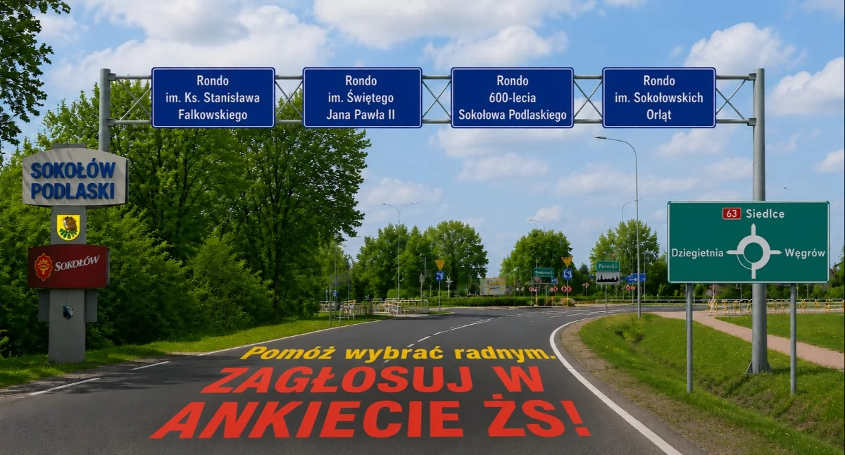 Sprawy urzędowe, Pojawiła czwarta propozycja nazwy ronda ulicy Siedleckiej - zdjęcie, fotografia