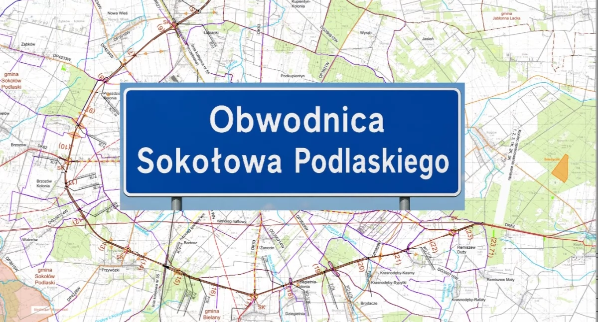 Inwestycje, Budowa obwodnicy Sokołowa Podlaskiego warszawscy urzędnicy przerzucają pismami - zdjęcie, fotografia