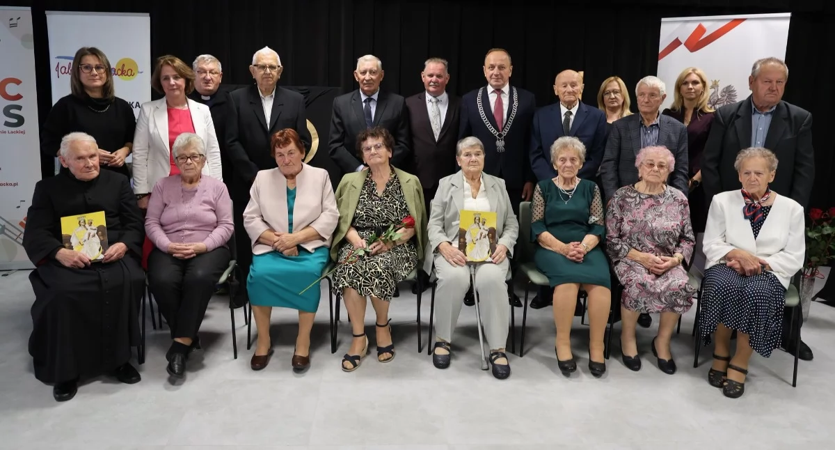 Święta i obchody, Złote Jabłonnie Lackiej Przeżyli razem nawet - zdjęcie, fotografia