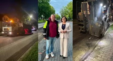 Trwa remont na „krajówce”, rozmawiamy o kolejnych pracach