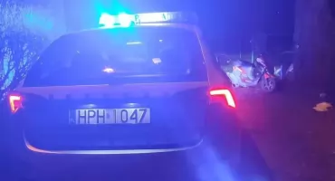 Pijany motorowerzysta ucierpiał w wypadku na Węgrowskiej w Sokołowie Podlaskim