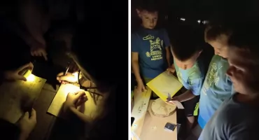 Tym razem najważniejsze punkty biwaku przebiegały w ciemnościach