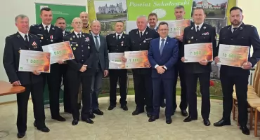 KRUS wsparł strażaków OSP z powiatu sokołowskiego