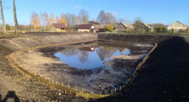 Przez lata staw był zarośnięty, teraz będzie wyglądać zupełnie inaczej