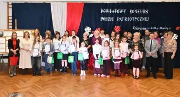 Patriotyzm jest dla nich ważny. Uczniowie z całego powiatu na konkursie w Sterdyni.