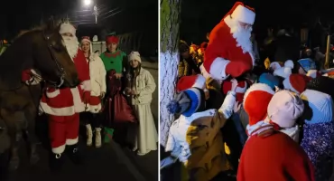 Radny Maciej Osiński tym razem w roli... Świętego Mikołaja!