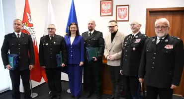 Dwóch naszych strażaków uhonorowanych przez władze Mazowsza!