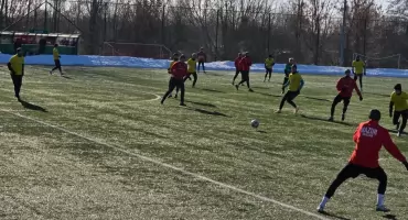 Podlasie Sokołów Podlaski zagrało sparingi w zimowych warunkach