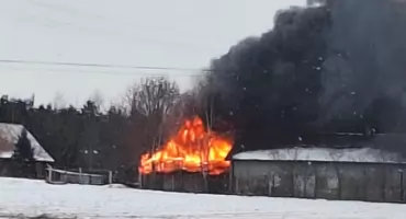 Strażacy walczyli z dużym pożarem w Kosowie Lackim