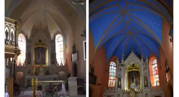 Tak zmienił się kościół w Ceranowie po remoncie...