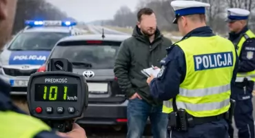 Jechał za szybko, dostał wysoki mandat i 13 punktów karnych