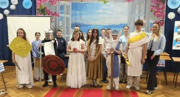 Uczniowie wspominali swój wyjazd do Grecji...