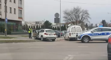 Dwie osoby trafiły do szpitala po zderzeniu w Sokołowie Podlaskim