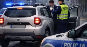 Grożą mu trzy lata odsiadki za taką przejażdżkę Dacią...