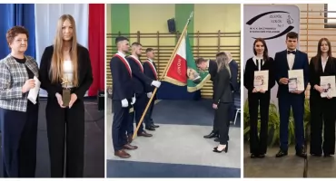Sokołowskie szkoły pożegnały maturzystów, w tym tych wyjątkowych... „Zostawiacie piękne wspomnienia”.