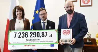 Powiat sokołowski pozyskał 7,2 mln zł na ważny projekt w gminie Sterdyń