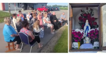 Majowe przy kapliczce, czyli o pięknej tradycji kontynuowanej także w powiecie sokołowskim