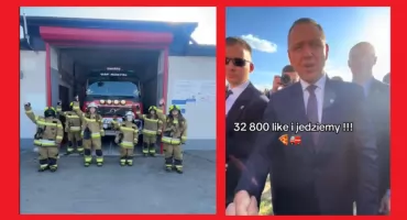 Młodzież z OSP Kostki ma szansę na pizzę z prezydentem Nawrockim. Ale wcześniej musi...