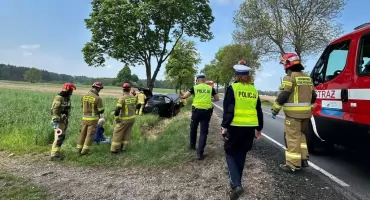 68-latka trafiła do szpitala po zderzeniu dwóch Audi