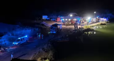 Sokołowscy nurkowie szukali ciała mężczyzny, który utonął na żwirowni