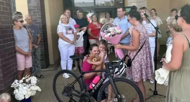 Rowerowa wyprawa Elizy Steć się zakończyła, ale pamiętajmy o Poli Młyńskiej