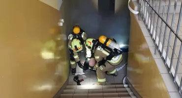 Gminne ćwiczenia pożarnicze tym razem przeprowadzono w szkole